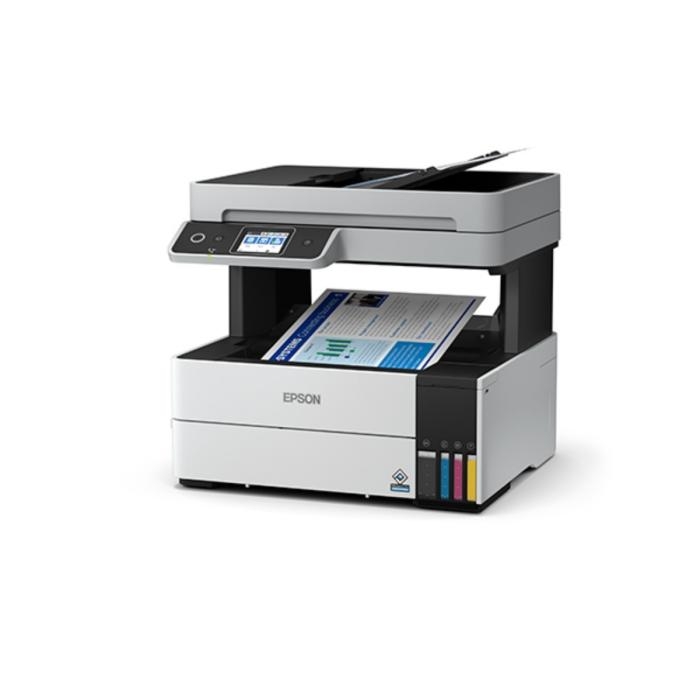 Epson EcoTank L6490 - Impresora multifunción - color - chorro de tinta - rellenable - 216 x 300 mm (original) - A4/Legal (material) - hasta 12 ppm (copiando) - hasta 17 ppm (impresión) - 250 hojas - 33.6 Kbps - LAN, USB 3.0, Wi-Fi(ac)