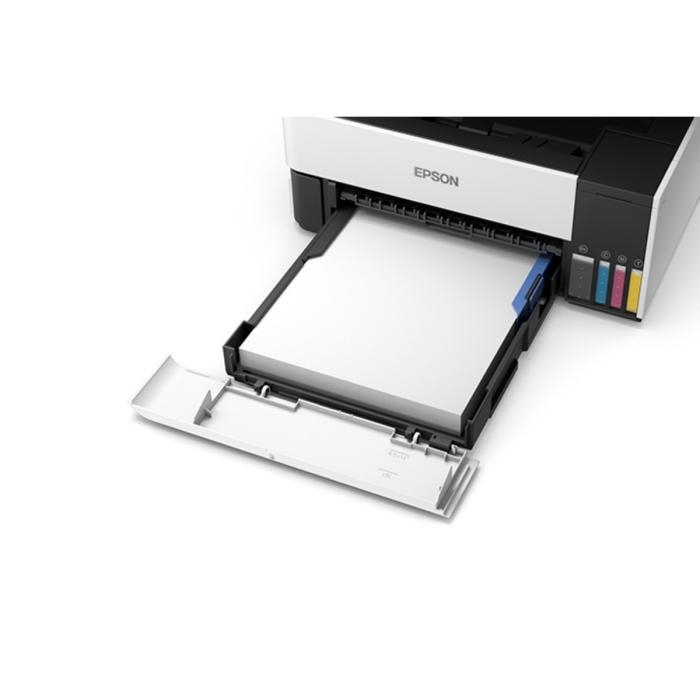 Epson EcoTank L6490 - Impresora multifunción - color - chorro de tinta - rellenable - 216 x 300 mm (original) - A4/Legal (material) - hasta 12 ppm (copiando) - hasta 17 ppm (impresión) - 250 hojas - 33.6 Kbps - LAN, USB 3.0, Wi-Fi(ac)