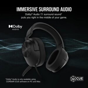 CORSAIR HEADSET HS55 SURROUND CARBON