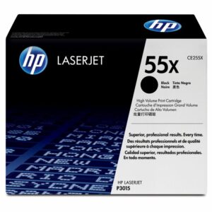 Tóner HP 55X Negro Alto rendimiento Laserjet Original (CE255X) Para HP Laserjet Pro M521dn, Laserjet Enterprise P3015d, M525dn, M525f, M525c