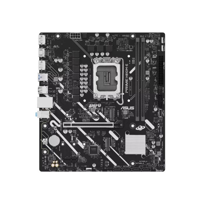 ASUS - PRIME H810M-E - Motherboard - Micro ATX - LGA 1851 - Intel H810 - para Core i9 / para Core i7 / para Core i5 / para Core i3 / para Celeron / para Pentium - Intel HD Graphics