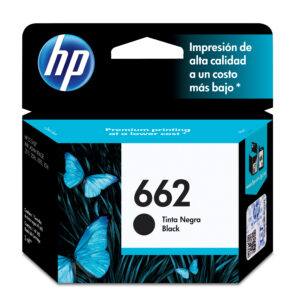 HP 662 - Negro - original - Ink Advantage - cartucho de tinta - para Deskjet 1516, Ink Advantage 15XX, Ink Advantage 35XX, Ink Advantage 4645
