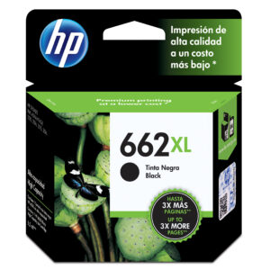 Cartucho de tinta HP 662XL negra Original (CZ105AL)