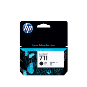 HP 711 - 38 ml - negro - original - DesignJet - cartucho de tinta - para DesignJet T100, T120, T120 ePrinter, T125, T130, T520, T520 ePrinter, T525, T530