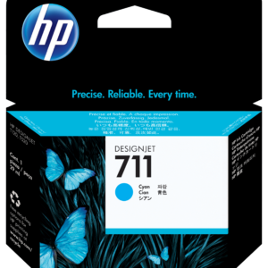 HP 711 - 29 ml - cián - original - DesignJet - cartucho de tinta - para DesignJet T100, T120, T120 ePrinter, T125, T130, T520, T520 ePrinter, T525, T530