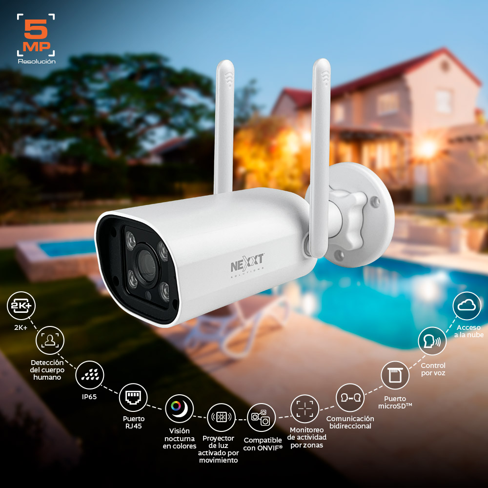 Nexxt Solutions Home - Fixed 2K+ 5MP RJ45