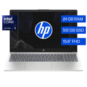 HP 15-fd2353la - Notebook - 15.6" - Intel Core Ultra 5 225U / 4.8 GHz - 24 GB - DDR5 SDRAM - 512 GB SSD - Intel Graphics - Windows 11 Home Single Language - 1-year warranty