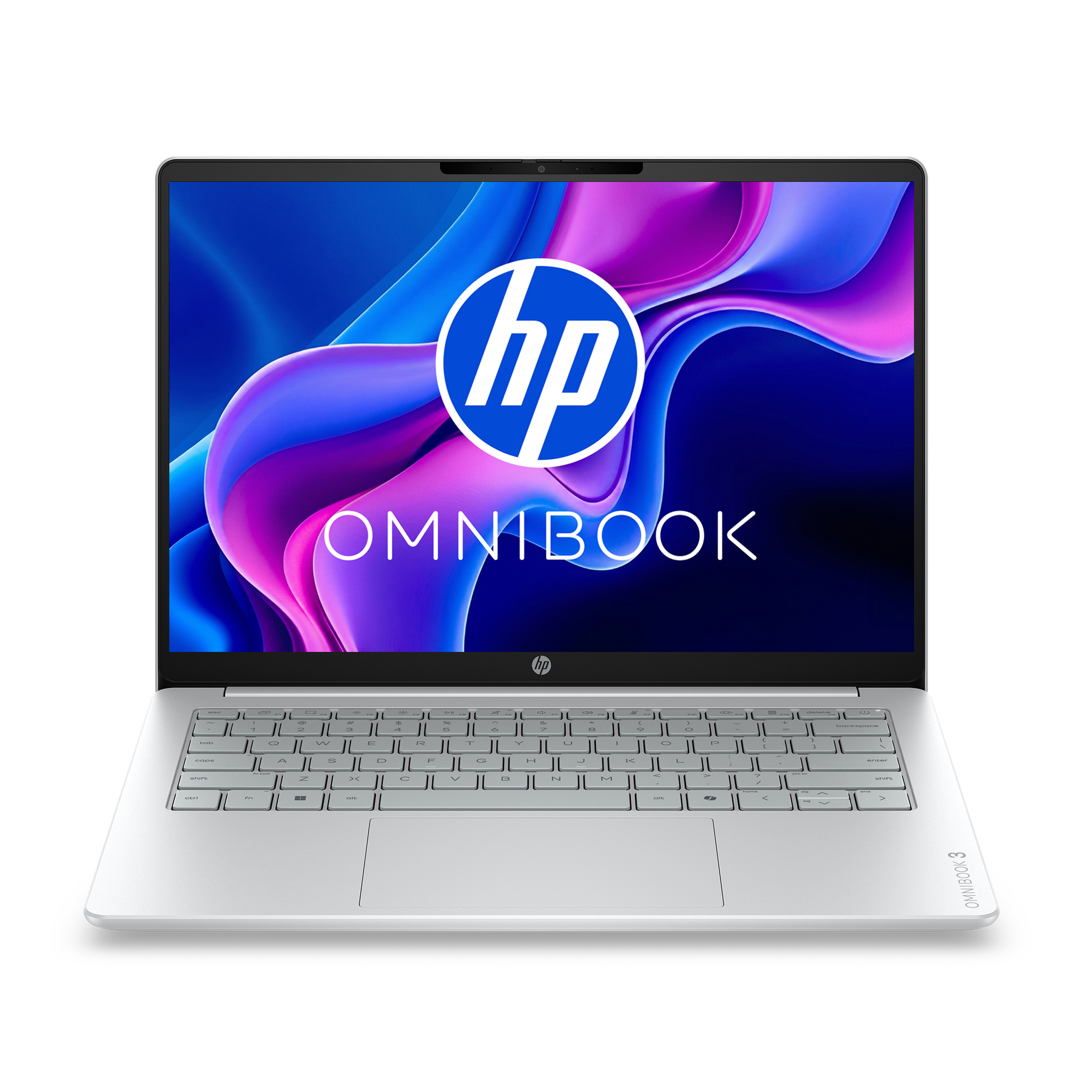 HP Omni Clamshell - Notebook - 14" - Intel Core 5- 120U / 5.0 GHz - 8 GB - DDR5 SDRAM - 512 GB - Integrated graphics - Windows 11 Home - Silver