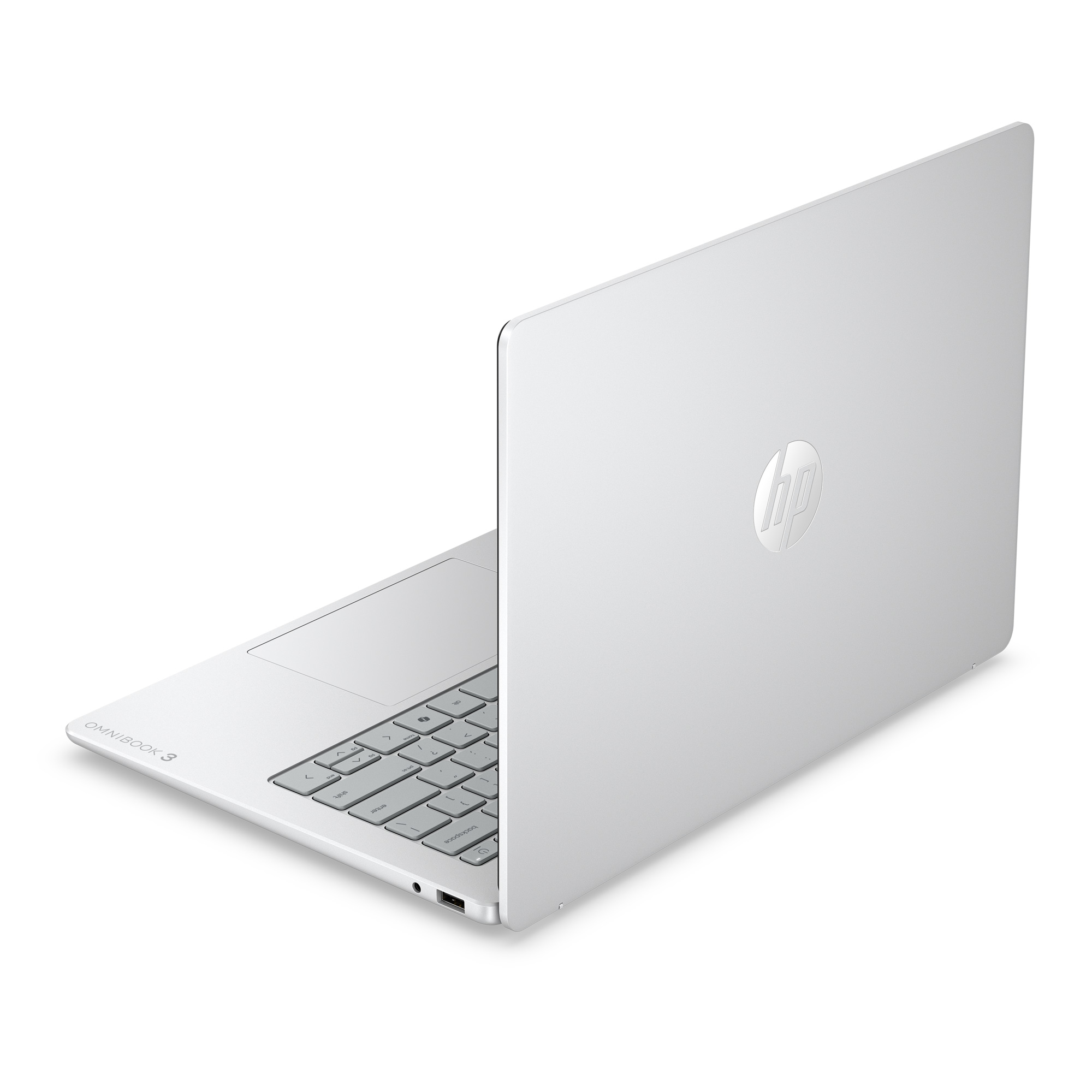 HP Omni Clamshell - Notebook - 14" - Intel Core 5- 120U / 5.0 GHz - 8 GB - DDR5 SDRAM - 512 GB - Integrated graphics - Windows 11 Home - Silver