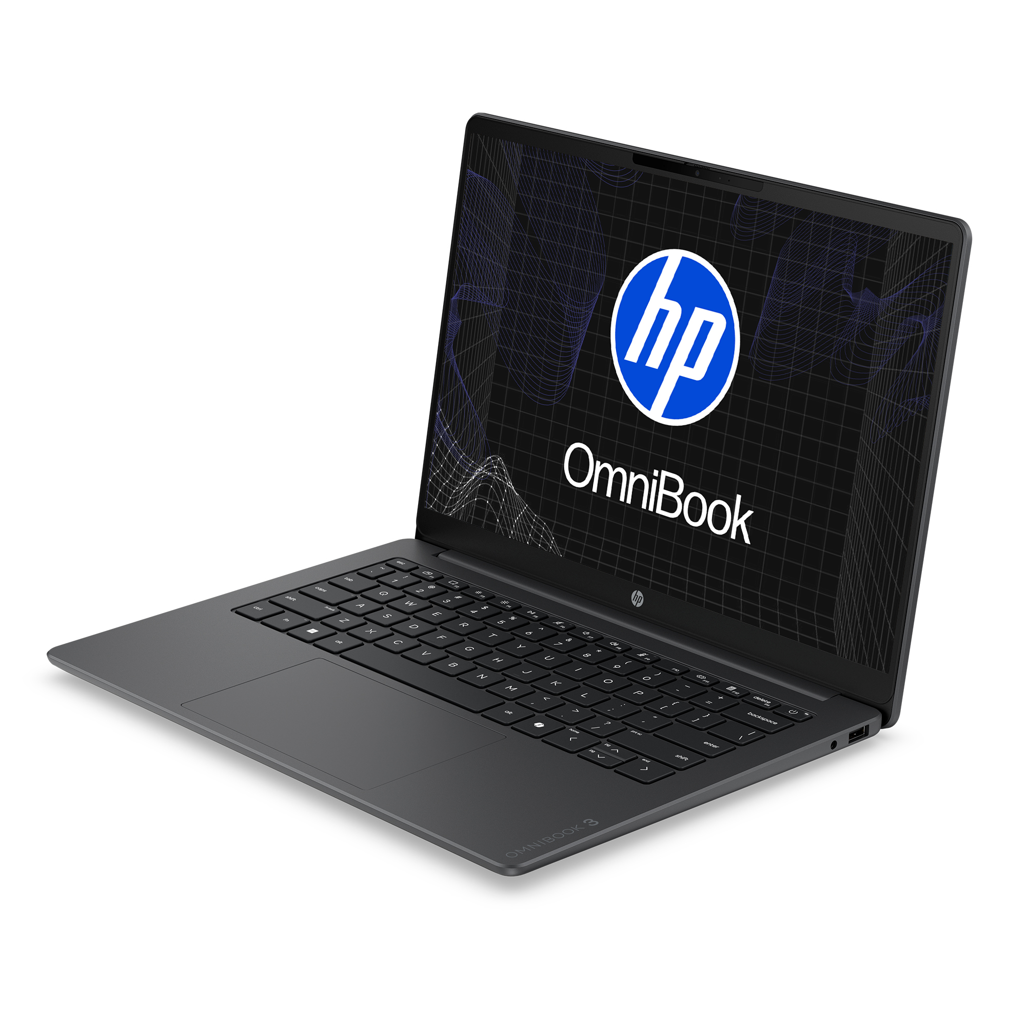 HP OmniBook 14-hy0030la - Notebook - 14" - 1920 x 1200 - AMD Ryzen 3 30 / 4.1 GHz - 8 GB - LPDDR5 SDRAM - 512 GB SSD - AMD Radeon 610M - Windows 11 Home - Silver - Spanish - 1-year warranty
