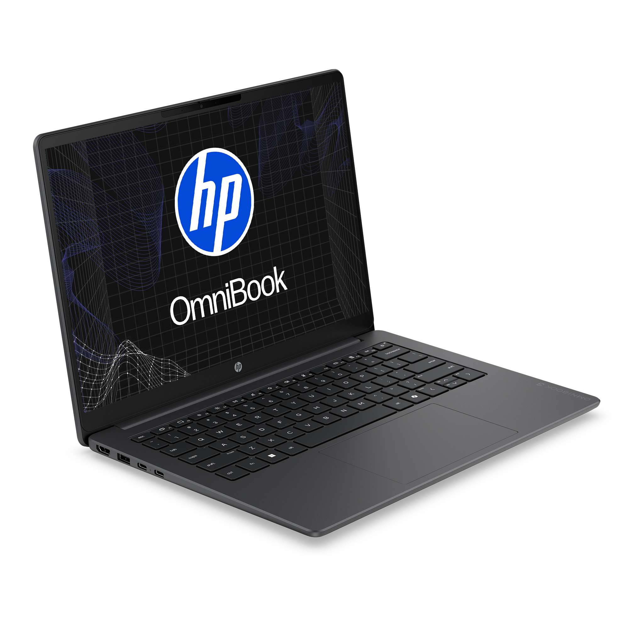 HP OmniBook 14-hy0030la - Notebook - 14" - 1920 x 1200 - AMD Ryzen 3 30 / 4.1 GHz - 8 GB - LPDDR5 SDRAM - 512 GB SSD - AMD Radeon 610M - Windows 11 Home - Silver - Spanish - 1-year warranty