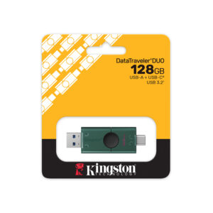 Kingston 128GB USB-A + USB-C 3.2 Gen 1 DataTraveler DuoG2