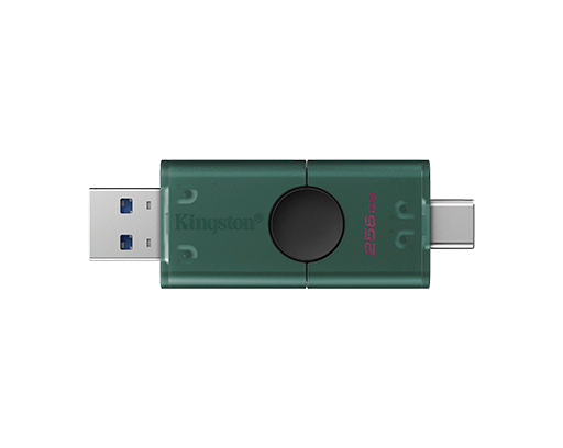 Kingston 256GB USB-A + USB-C 3.2 Gen 1 DataTraveler DuoG2