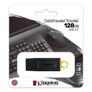 Kingston DataTraveler Exodia M - Unidad flash USB - 128 GB - USB 3.2 Gen 1