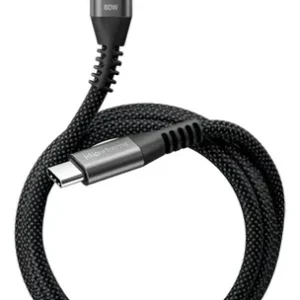 Klip Xtreme - USB cable - 24 pin USB-C - 9 pin USB Type A - 1.8 m - Black - 30W Braided Fast charging
