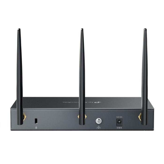 TP-LINK ER706W V1 - Enrutador inalámbrico conmutador de 4 puertos - 1GbE - Puertos WAN: 6 - Wi-Fi 6 - Doble banda - montaje en pared