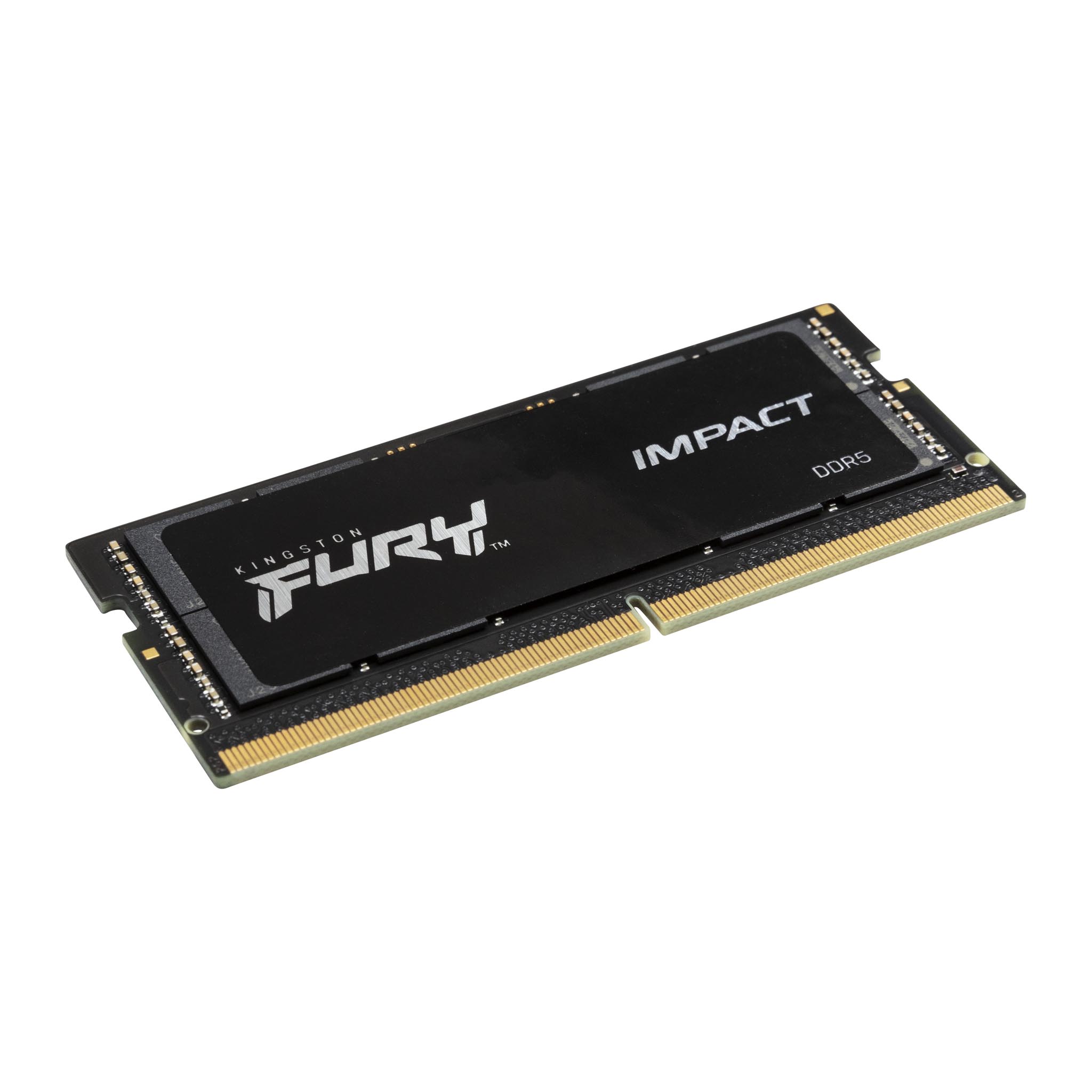 Memoria RAM Kingston FURY Impact  DDR5 32GB, SO DIMM de 262 contactos, 4800 MHz / PC5-38400, CL38