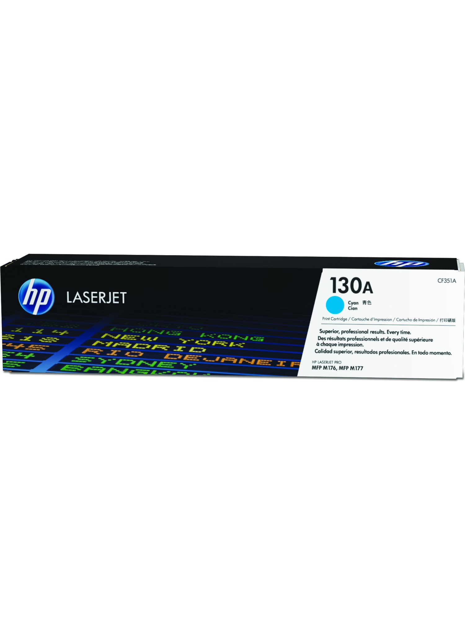 HP 130A - Cián - original - LaserJet - cartucho de tóner (CF351A) - para Color LaserJet Pro MFP M176n, MFP M177fw