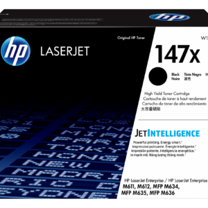 HP 147X - Alto rendimiento - negro - original - LaserJet - cartucho de tóner (W1470X) - para LaserJet Enterprise MFP M634, MFP M637; LaserJet Enterprise Flow MFP M634, MFP M635