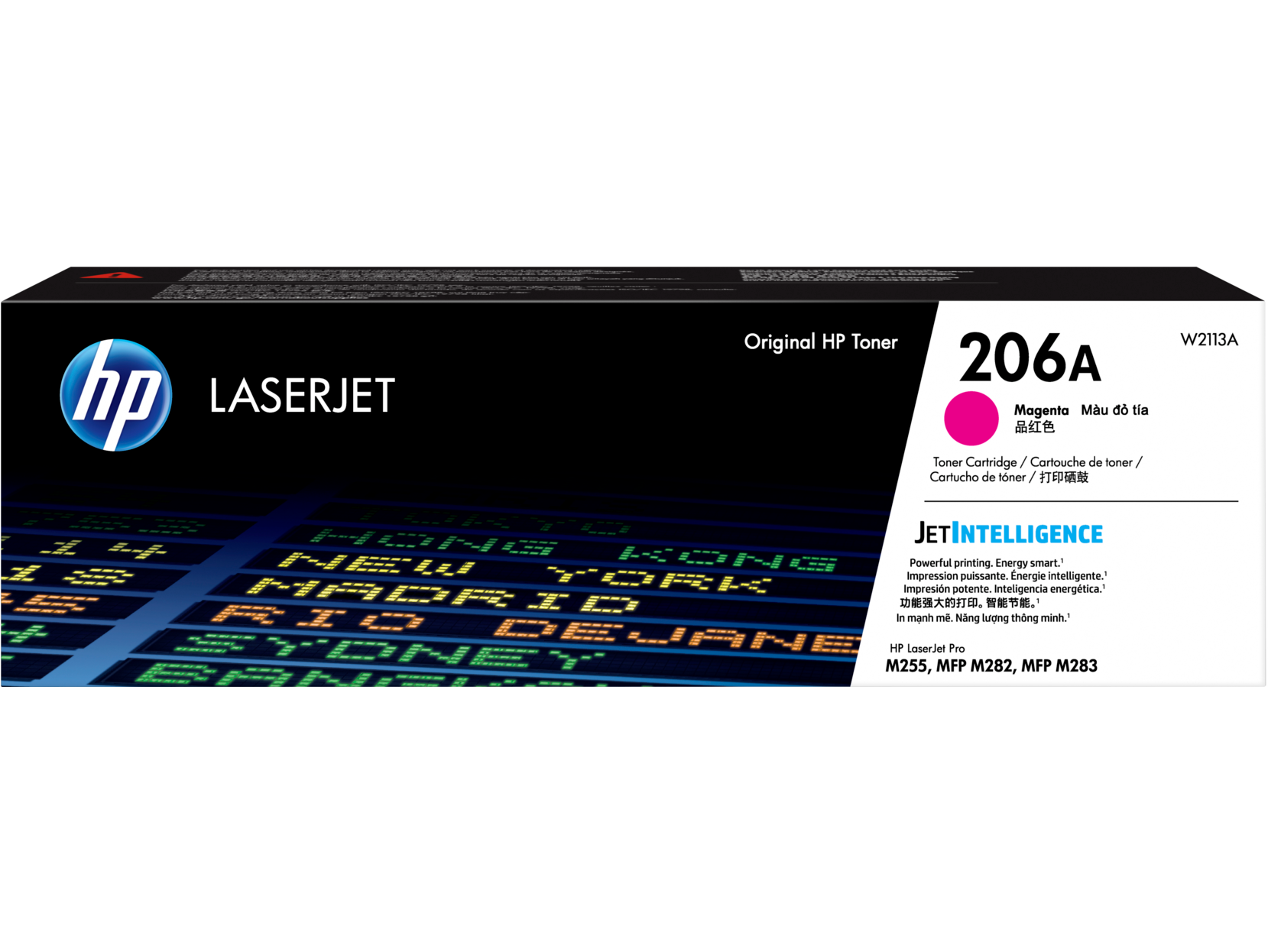 HP 206A - Magenta - original - LaserJet - cartucho de tóner (W2113A) - para Color LaserJet Pro M255, M283, MFP M282, MFP M283