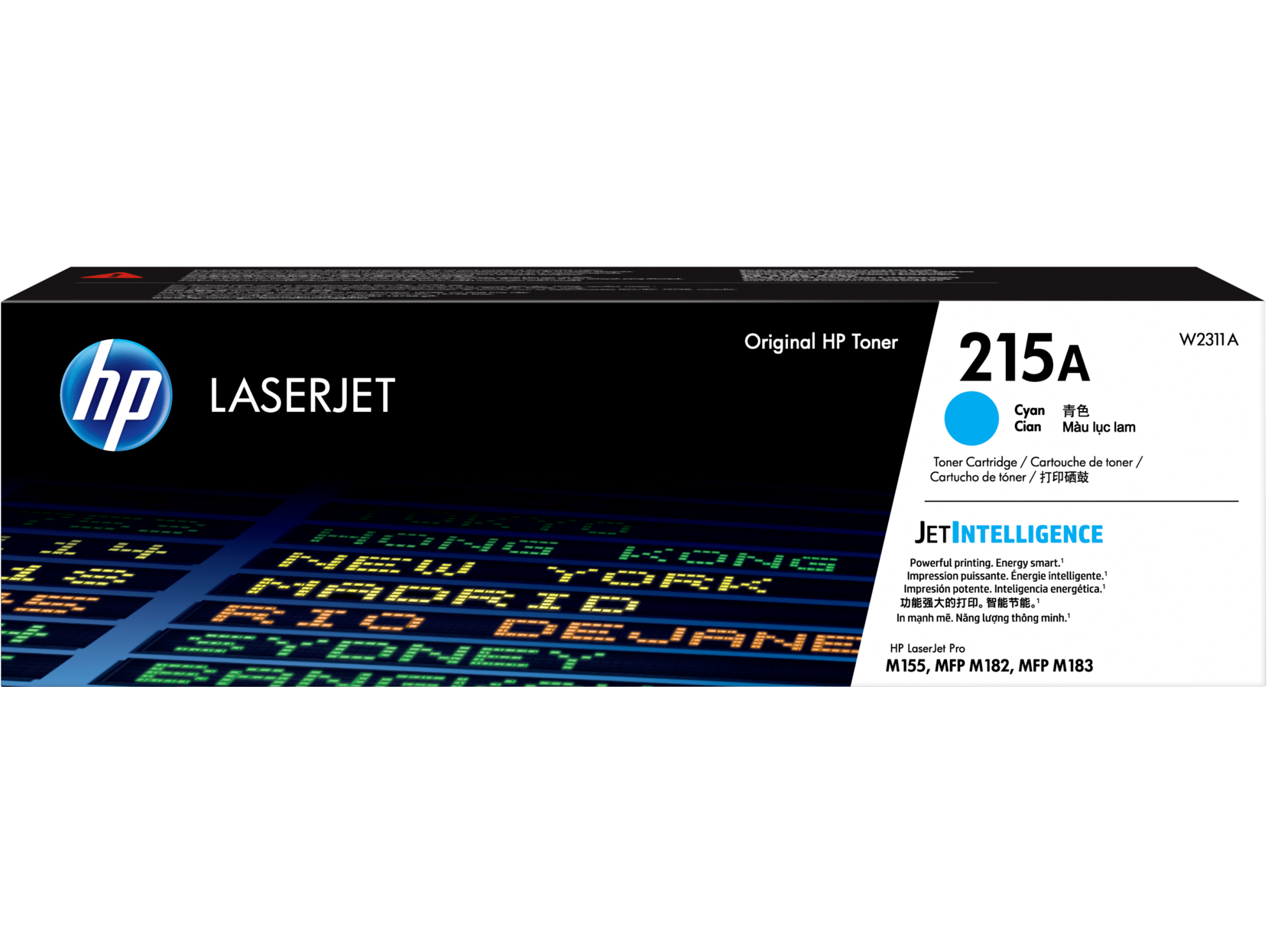 HP 215A - Cián - original - LaserJet - cartucho de tóner (W2311A) - para Color LaserJet Pro M155a, M155nw, MFP M182n, MFP M182nw, MFP M183fw