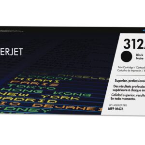 HP 312A - Negro - original - LaserJet - cartucho de tóner (CF380A) - para Color LaserJet Pro MFP M476dn, MFP M476dw, MFP M476nw