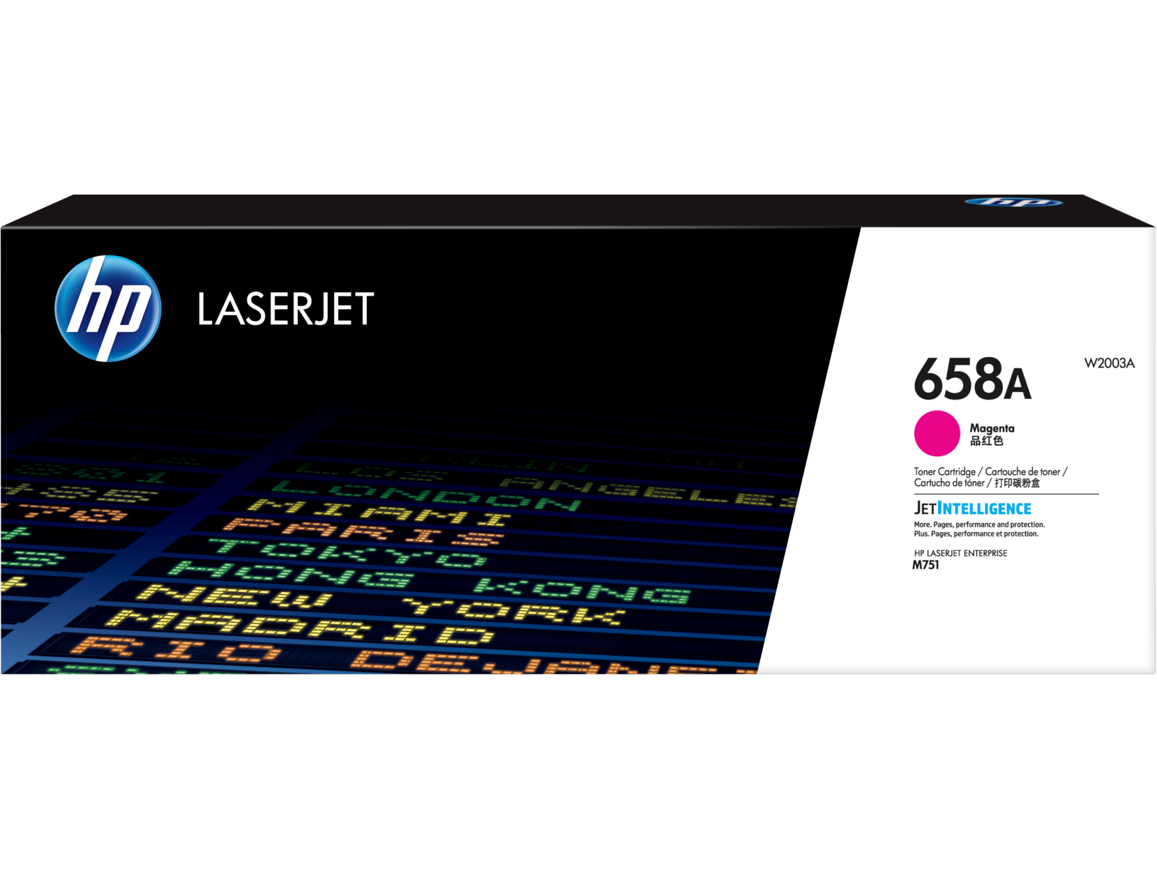 HP 658A - Magenta - original - LaserJet - cartucho de tóner (W2003A) - para Color LaserJet Enterprise M751dn, M751n