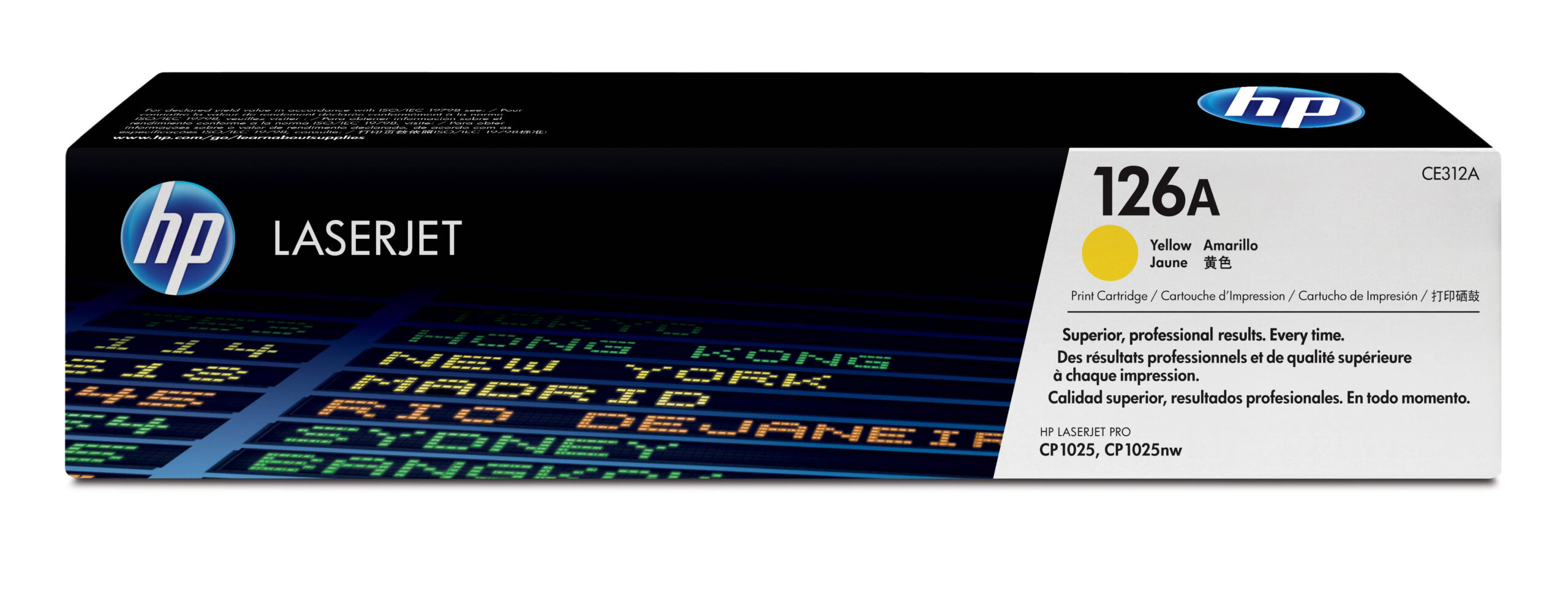 HP 126A - Amarillo - original - LaserJet - cartucho de tóner (CE312A) - para Color LaserJet Pro CP1025; LaserJet Pro MFP M175; TopShot LaserJet Pro M275