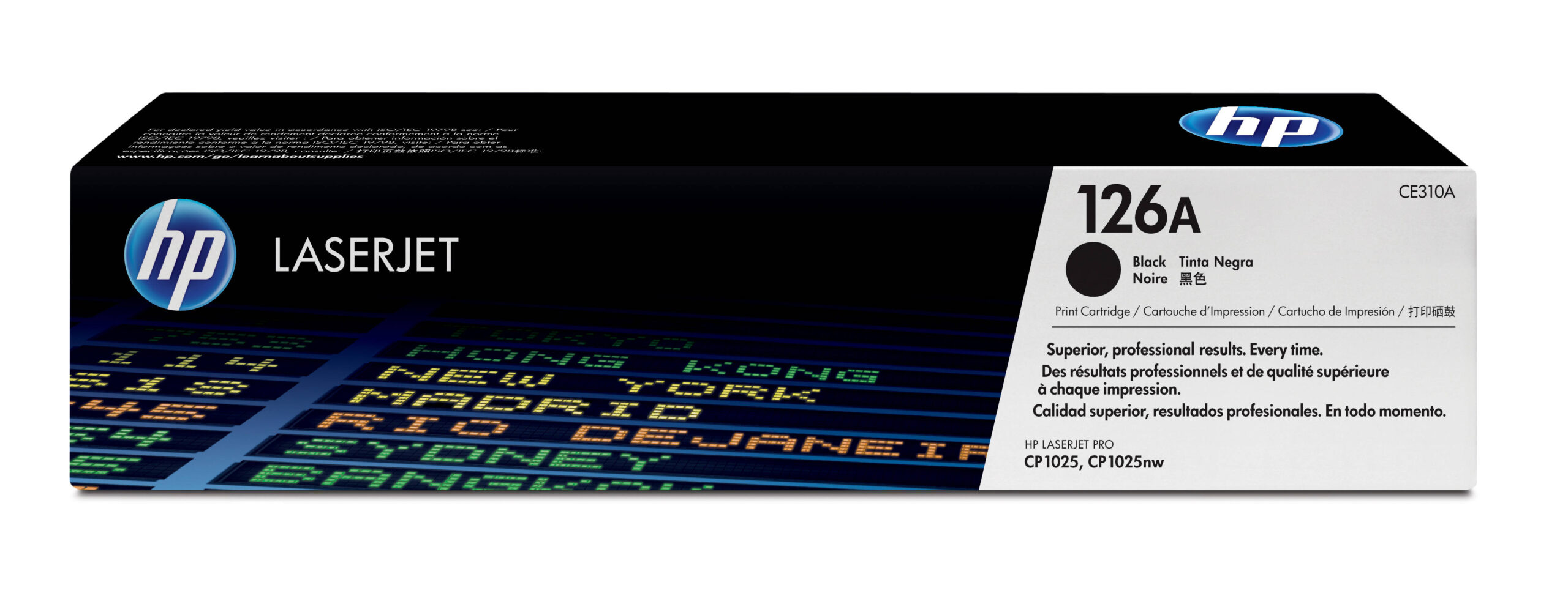 HP 126A - Negro - original - LaserJet - cartucho de tóner (CE310A) - para Color LaserJet Pro CP1025; LaserJet Pro MFP M175; TopShot LaserJet Pro M275