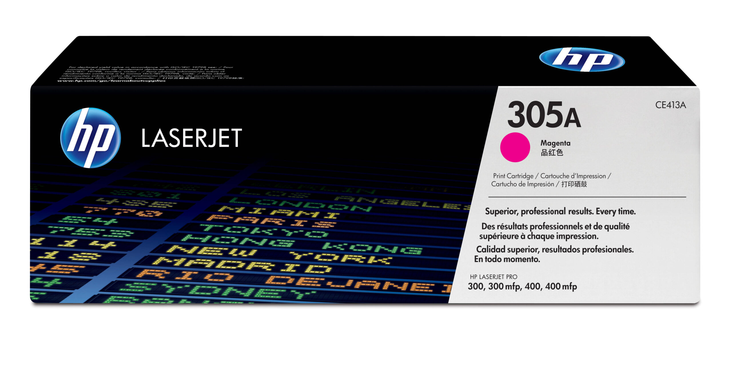 HP 305A - Magenta - original - LaserJet - cartucho de tóner (CE413A) - para LaserJet Pro 300 M351, 400 M451, MFP M375, MFP M475