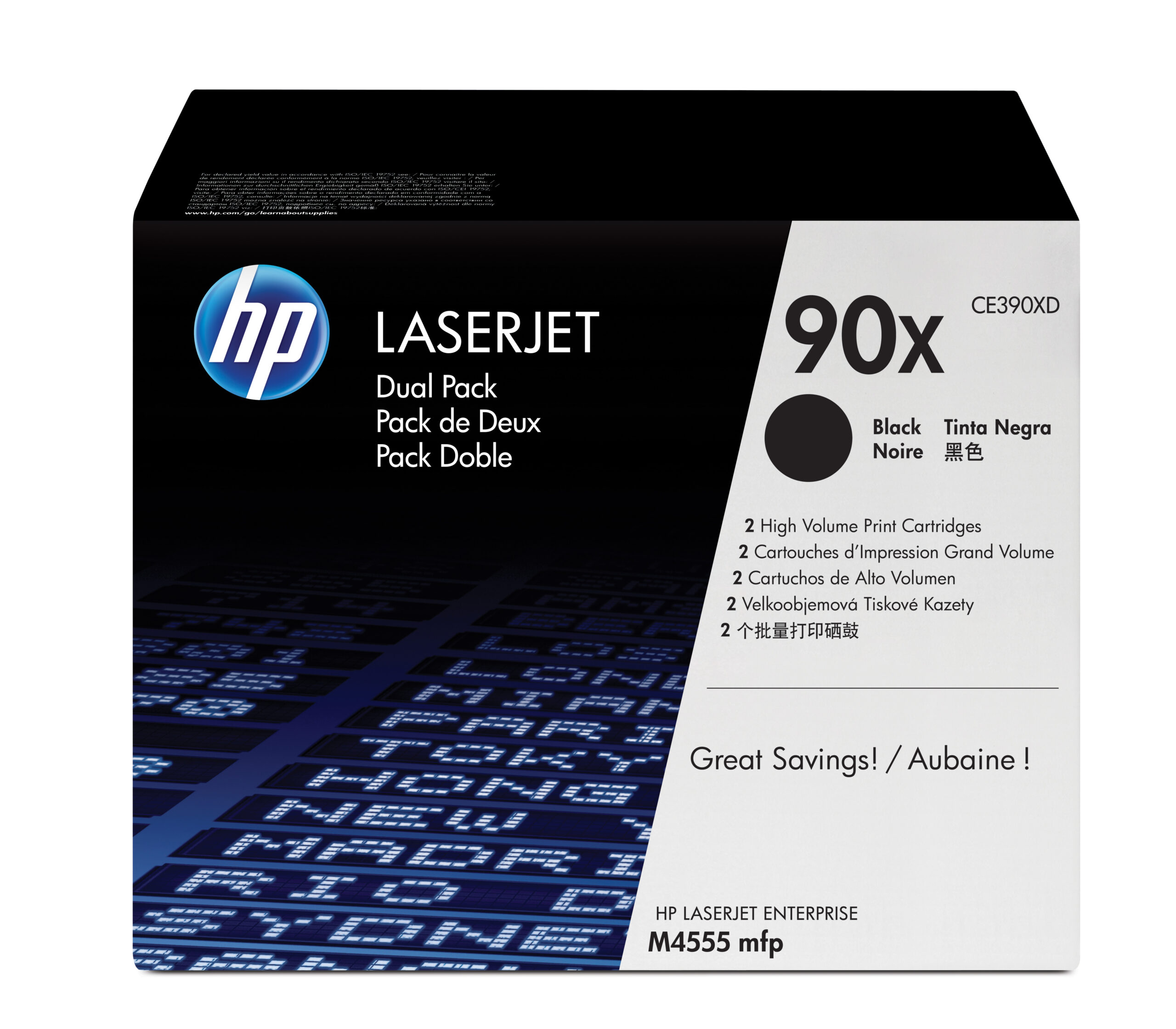 HP 90X - Alto rendimiento - negro - original - LaserJet - cartucho de tóner (CE390X) - para LaserJet Enterprise 600 M602dn, 600 M602m, 600 M602n, 600 M602x, M4555 MFP, M603xh