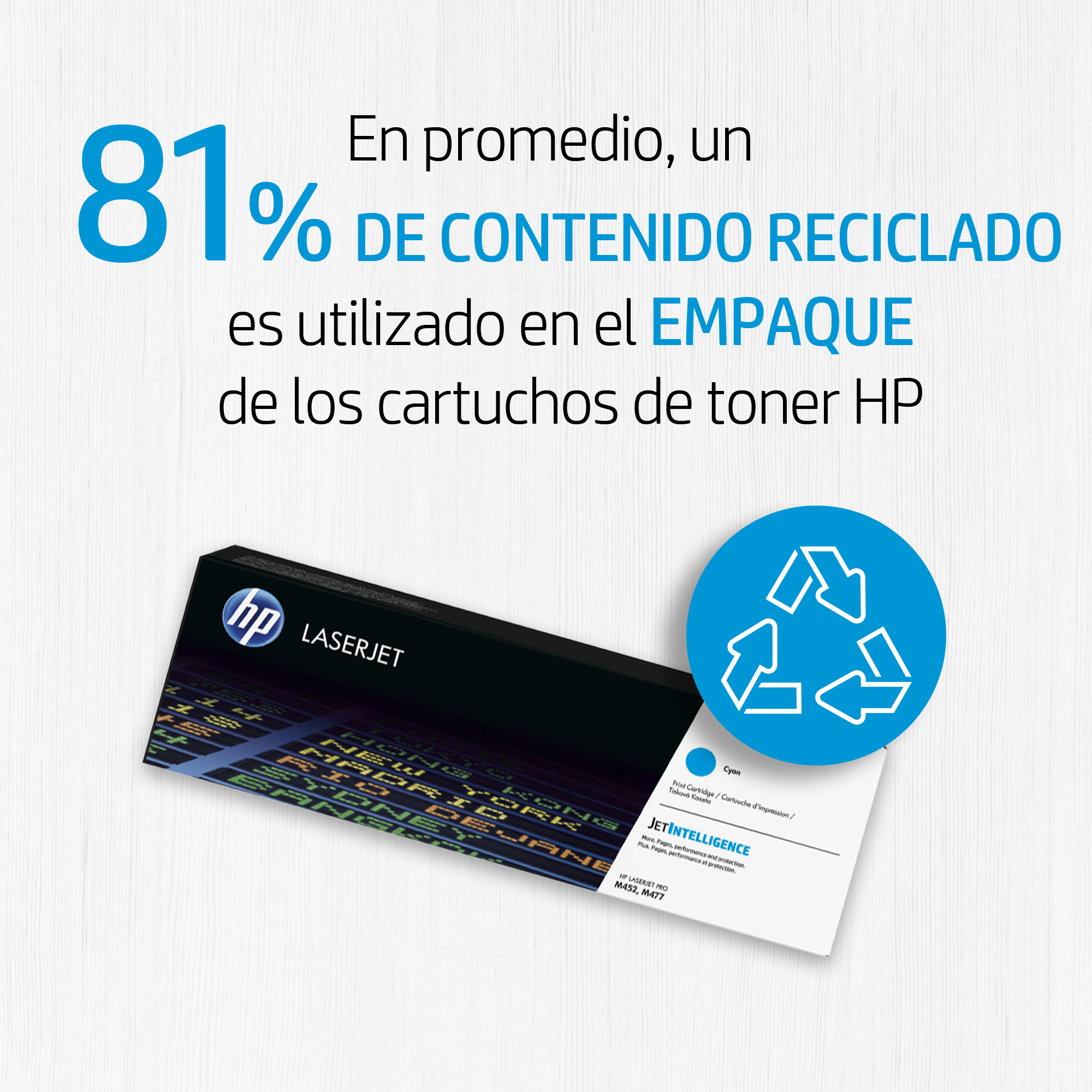 Cartucho de tóner original de alto rendimiento HP LaserJet 414X cian (W2021X) Para HP LJ Pro M454, MFP M479 / HP LJ Ent M455, MFP M480