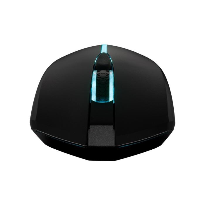 Xtech - XTM-318 - Mouse - 2.4 GHz - Wireless - Black - 4 buttons with Light 3200 dpi