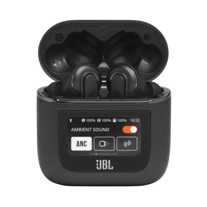 JBL Tour Pro 2 - Auriculares inalámbricos con micro - en oreja - Bluetooth - cancelación de sonido activo - negro
