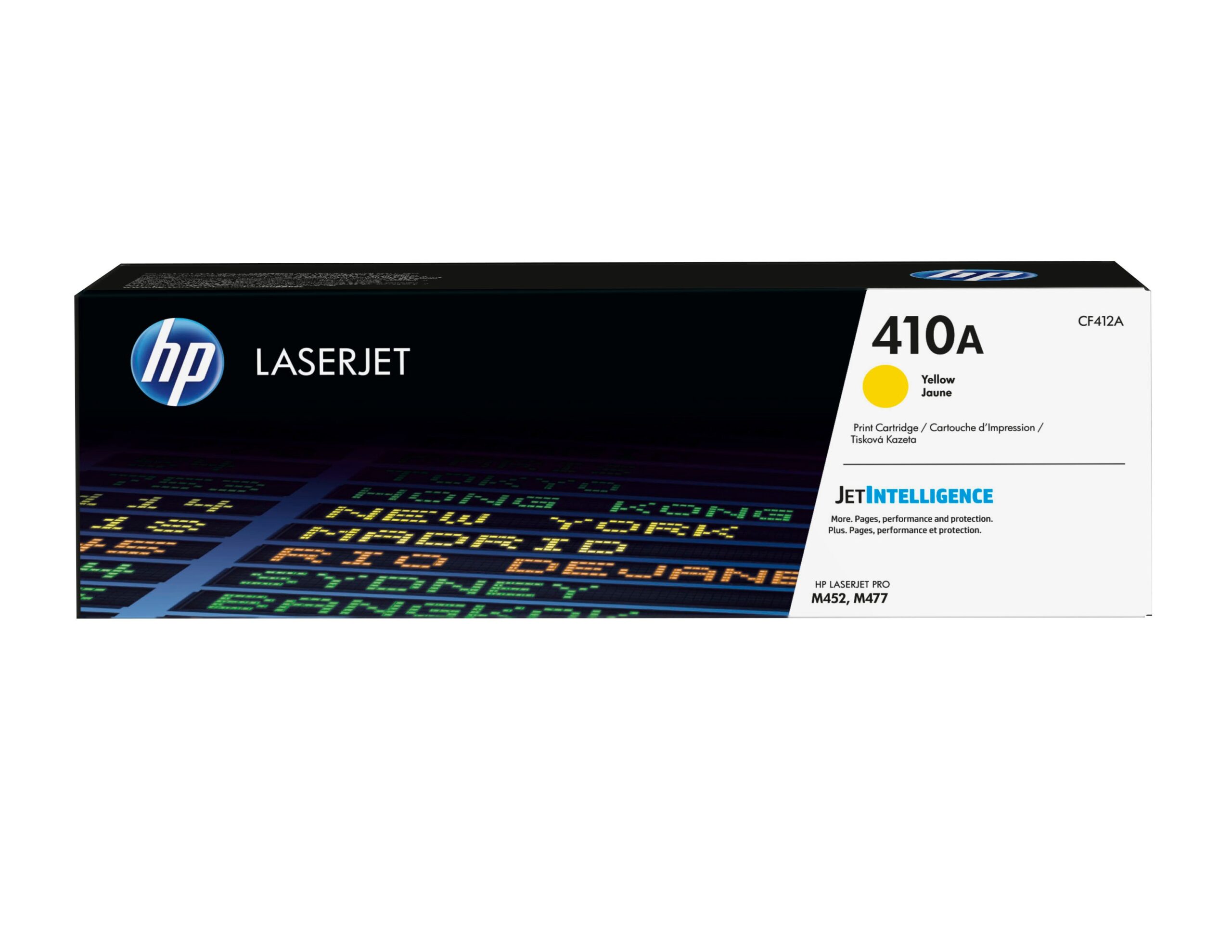 HP 410A - Amarillo - original - LaserJet - cartucho de tóner (CF412A) - para Color LaserJet Pro M452, MFP M377, MFP M477