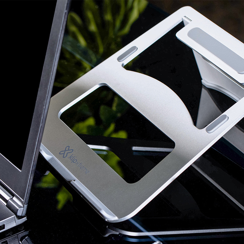 Klip Xtreme - Notebook stand - Aluminum 15.6"