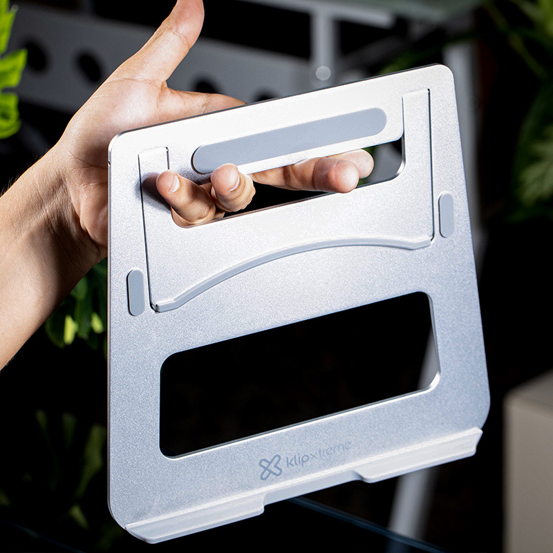 Klip Xtreme - Notebook stand - Aluminum 15.6"