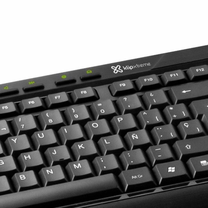 Klip Xtreme KCK-251S DeskMate - Juego de teclado y ratón - USB - español