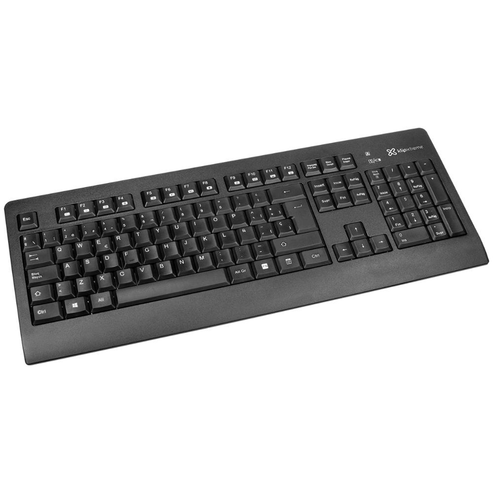 Klip Xtreme KCK-265S - Juego de teclado y ratón - inalámbrico - 2.4 GHz - impermeable