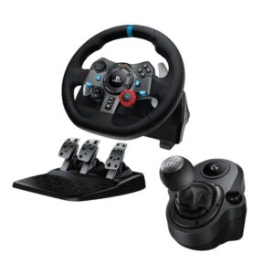 Logitech G29 Driving Force - Juego de volante y pedales - cableado - para PC, Sony PlayStation 3, Sony PlayStation 4