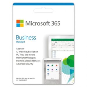 Microsoft 365 Business Standard - Licencia de suscripción (1 año) - 1 usuario (5 dispositivos) - alojado - descarga - ESD - al por menor nacional - All Languages - América Latina