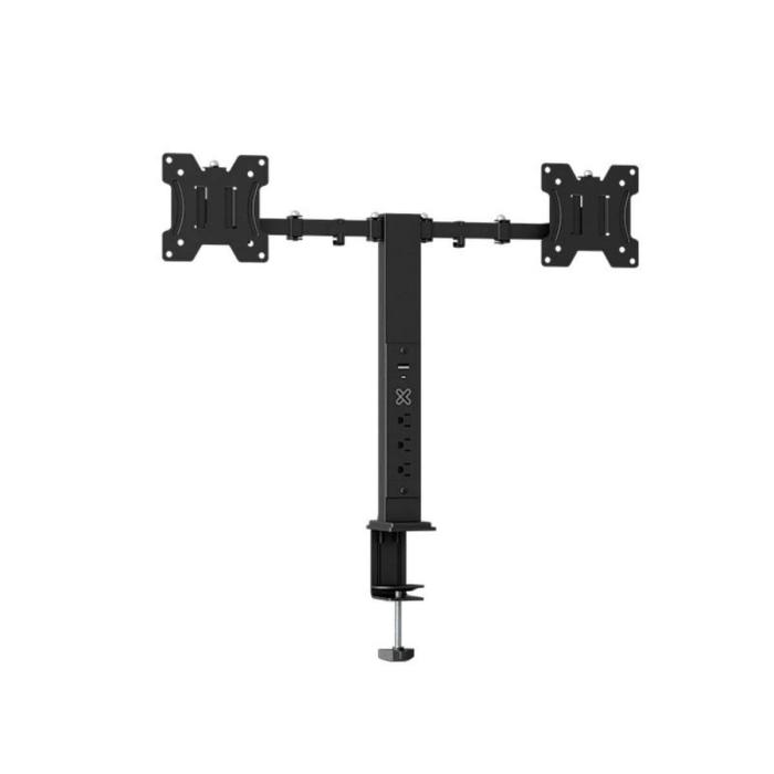 Klip Xtreme - Desktop to monitor mounting kit - Dual - Spring - 13-32in