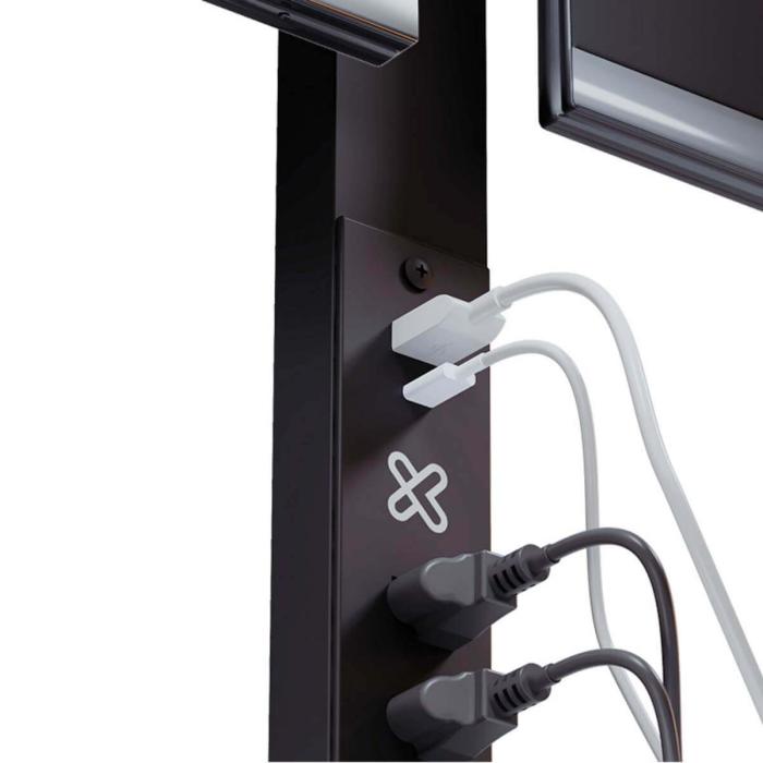 Klip Xtreme - Desktop to monitor mounting kit - Dual - Spring - 13-32in