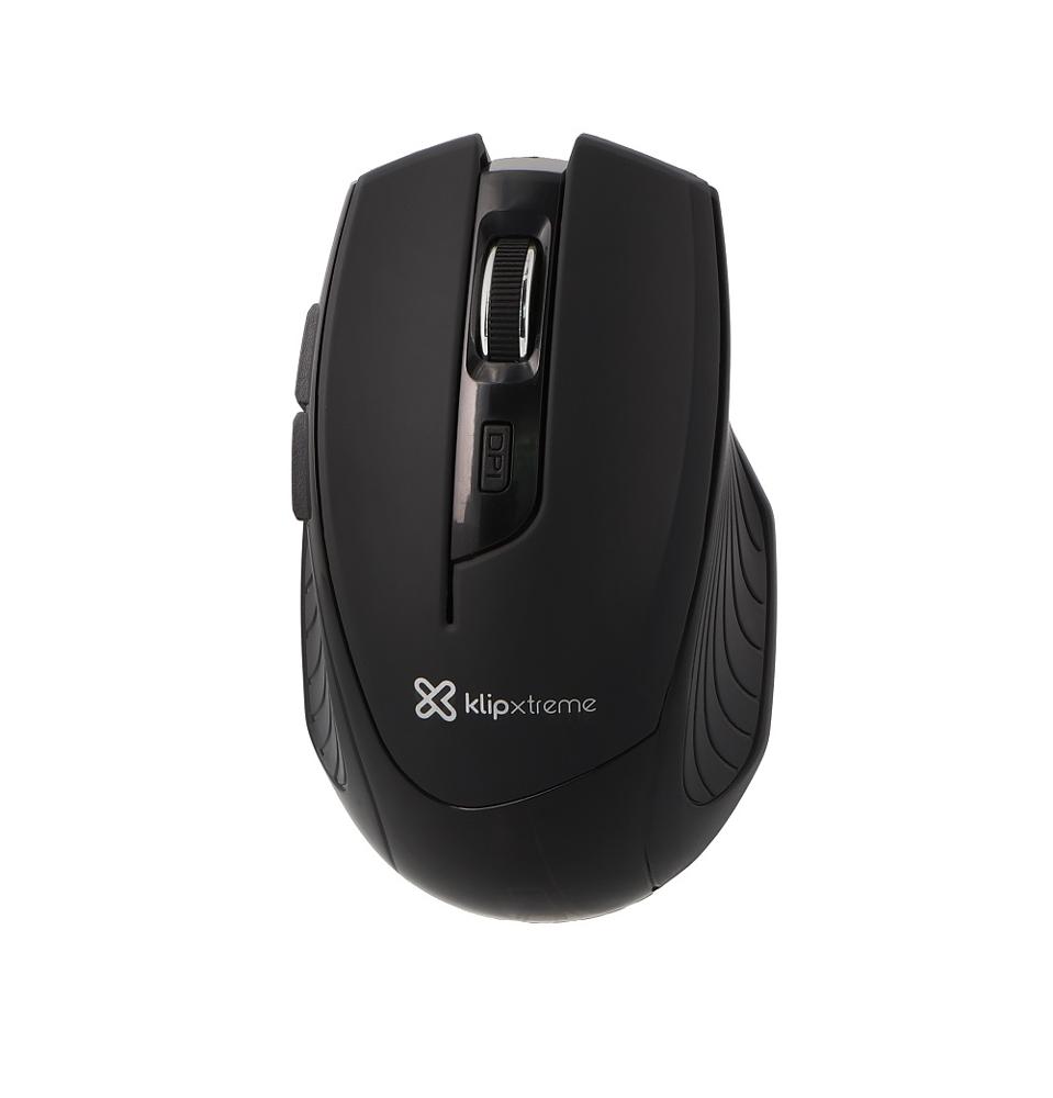 Klip Xtreme - Voltrex -  Mouse - Wireless - 2.4 GHz - Black - 1600dpi