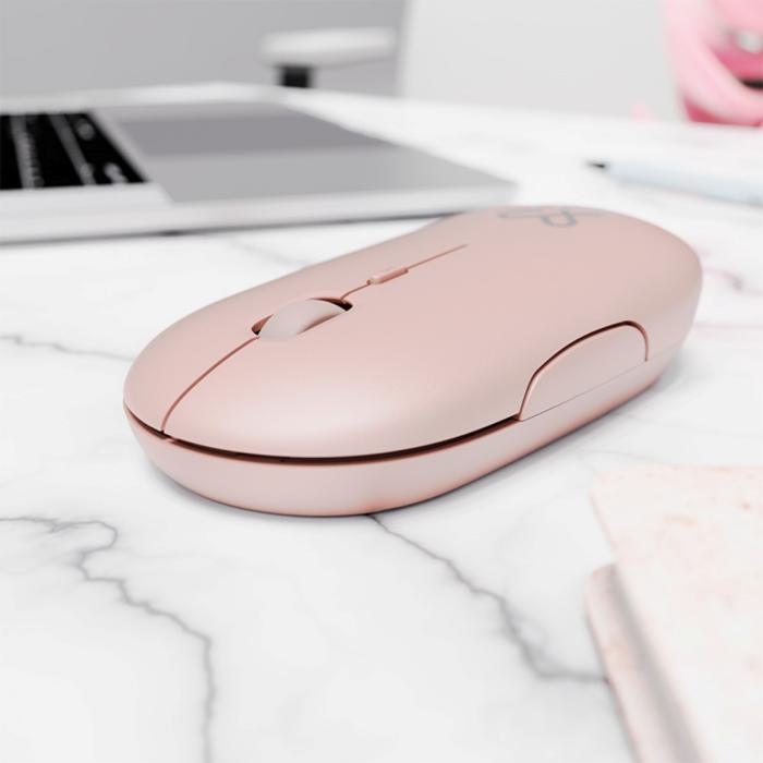Klip Xtreme - Mouse - 2.4 GHz - Wireless - Pink - Slim