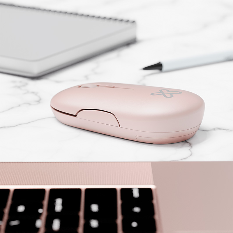 Klip Xtreme - Mouse - 2.4 GHz - Wireless - Black - Slim