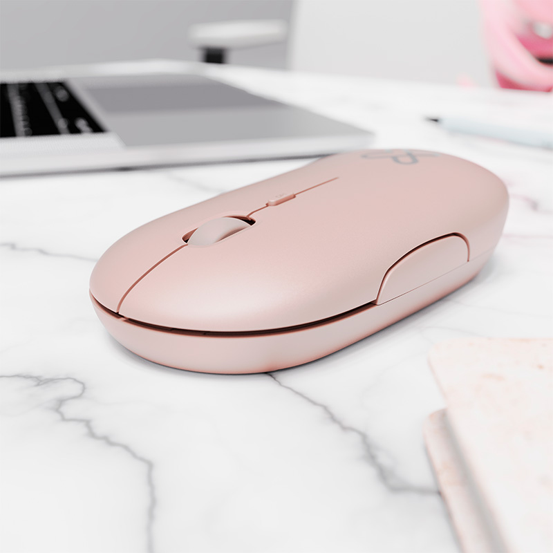 Klip Xtreme - Mouse - 2.4 GHz - Wireless - Black - Slim
