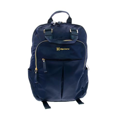 Klip Xtreme - Notebook carrying backpack - 15.6" - 1200D Nylon - Blue - - Two Compartments