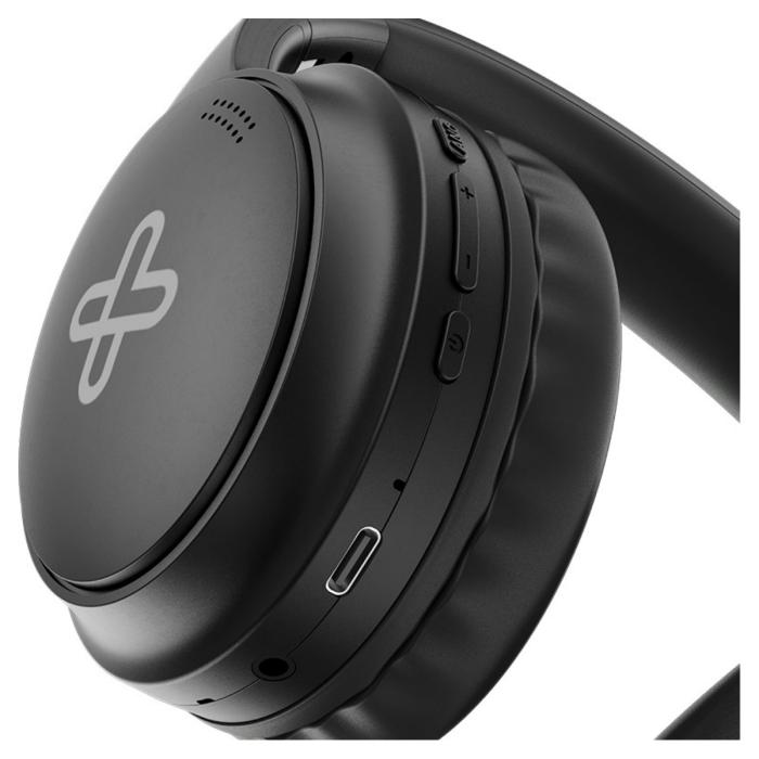 Klip Xtreme - KNH-300BK - Headphones - Para Home audio - Wireless - ANC - 32Hr - Black