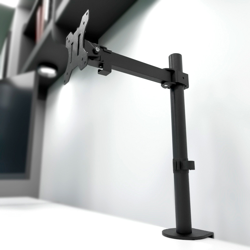Klip Xtreme KPM-300 - Kit de montaje - para pantalla plana - plástico, acero de alta calidad - negro - tamaño de pantalla: 13"-32" - montable en escritorio